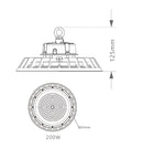 LED High Bay Lights 200W Australian Standard RCM Approved