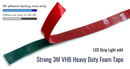 12V 5 Metre Cob Led strip lights 480 Leds/m Dotless Strip light - EDO LED LIGHTING