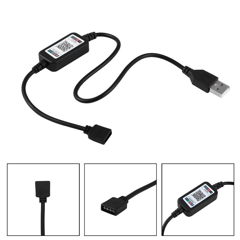 5v USB RGB Controller LED Strip Light Controller Bluetooth 4.0 Smart P