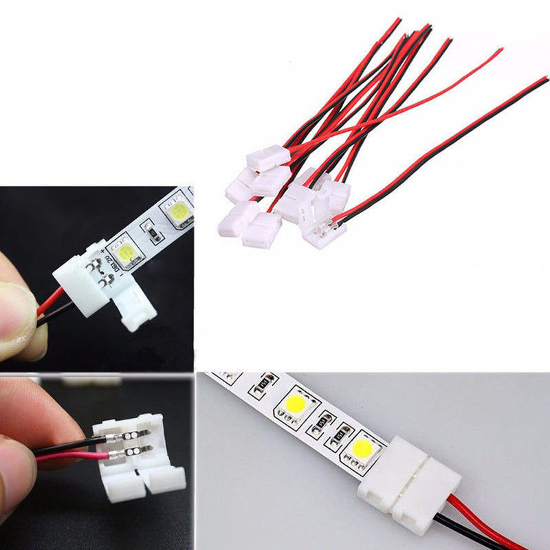 Products 10pcs Connector Joining Joint Clip Jointer with wire for 10mm