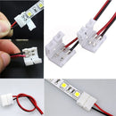10pcs LED Strips PCB with wire Double End Connector Adapter 10mm - TRYPER LED LIGHTING