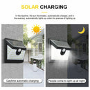 40 Led Solar Wall Motion Sensor Lights Outdoor Fence Light Waterproof Garden - TRYPER LED LIGHTING