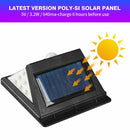 40 Led Solar Wall Motion Sensor Lights Outdoor Fence Light Waterproof Garden - TRYPER LED LIGHTING