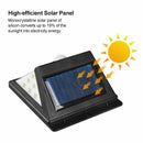 40 Led Solar Wall Motion Sensor Lights Outdoor Fence Light Waterproof Garden - TRYPER LED LIGHTING