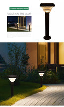 LED Solar Bollard Light Waterproof Outdoor Garden spike Lamp CCT changeable - TRYPER LED LIGHTING