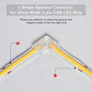 4pcs Corner Connectors for 8mm COB LED Strip - TRYPER LED LIGHTING