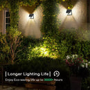 40 Led Solar Wall Motion Sensor Lights Outdoor Fence Light Waterproof Garden - TRYPER LED LIGHTING
