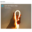 5M 2835 Led Neon Flex lights 12Vdc waterproof light strip flexible IP65 6mm - TRYPER LED LIGHTING