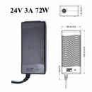 24V DC 3A Power Supply Charger TransformeLED Strips light Adapter - TRYPER LED LIGHTING