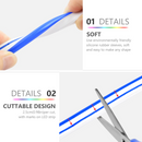 5M 2835 Led Neon Flex lights 12Vdc waterproof light strip flexible IP65 6mm - TRYPER LED LIGHTING