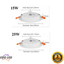 High quality LED Downlight Dimmable 110mm -170mm CUT Warm Cool white SAA Approve - TRYPER LED LIGHTING
