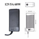 12V DC 5A Power Supply Charger Transformer LED Strips light Adapter - TRYPER LED LIGHTING